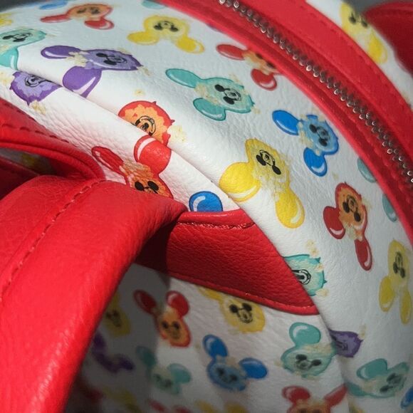 •Loungefly mini backpack Mickey Popcorn• - Picture 7 of 12